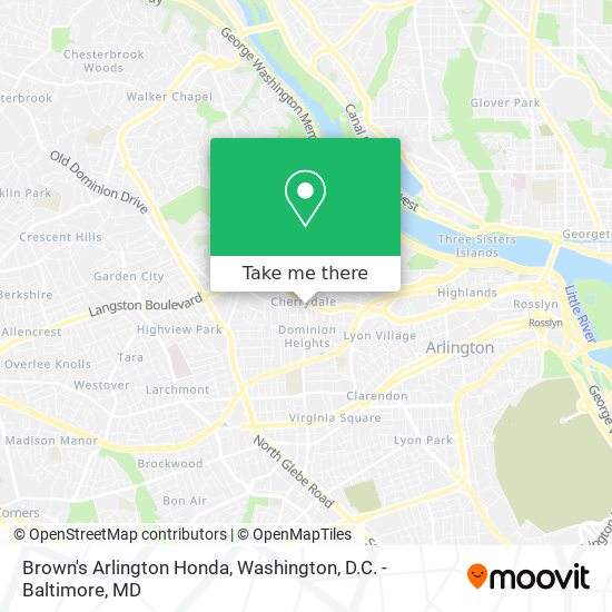 Mapa de Brown's Arlington Honda