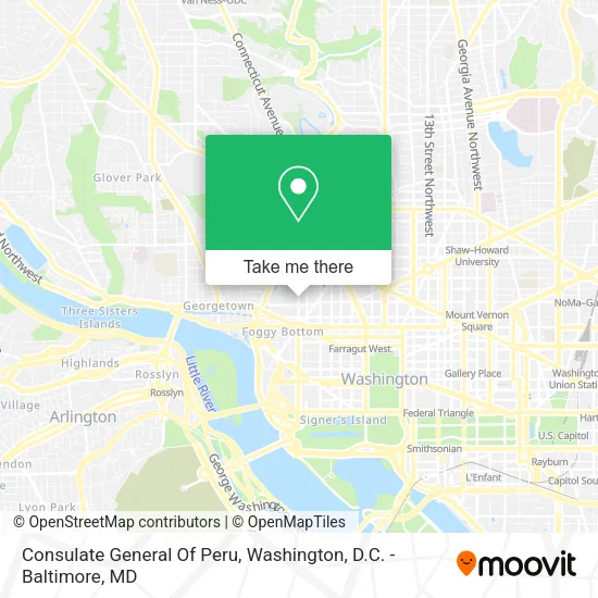 Consulate General Of Peru map