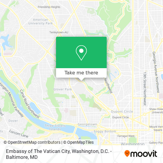 Mapa de Embassy of The Vatican City