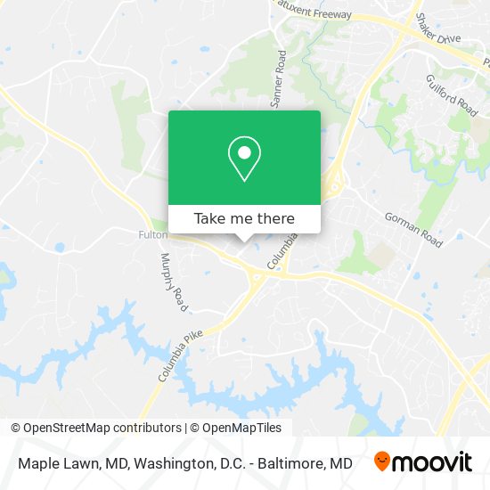 Mapa de Maple Lawn, MD