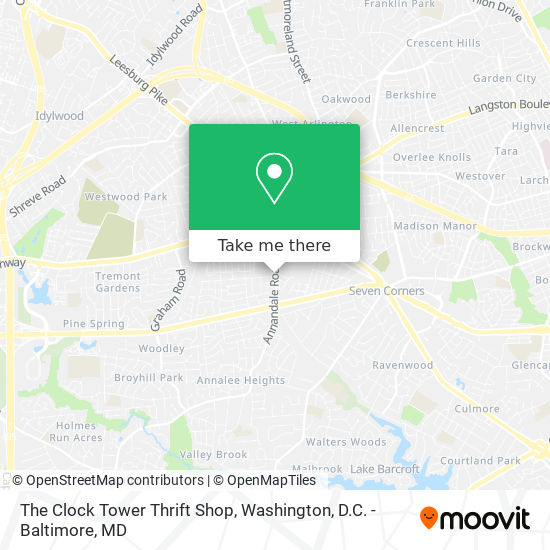 Mapa de The Clock Tower Thrift Shop