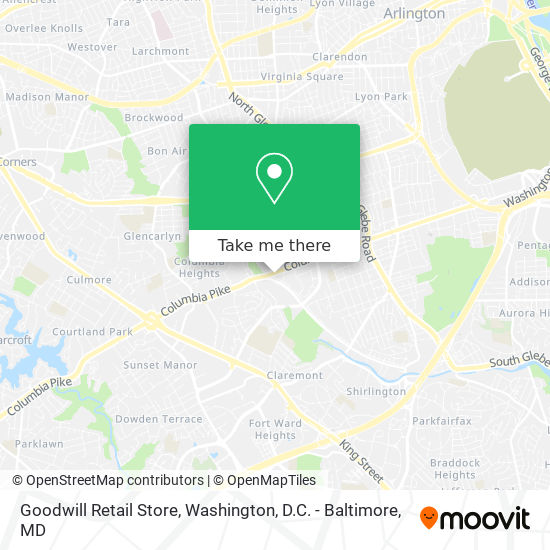 Mapa de Goodwill Retail Store