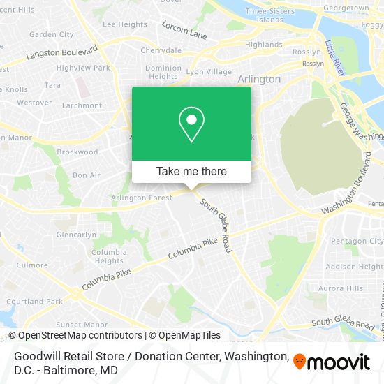 Mapa de Goodwill Retail Store / Donation Center