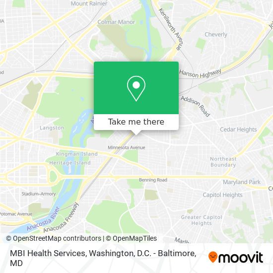 Mapa de MBI Health Services
