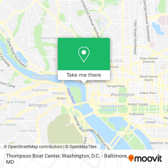 Mapa de Thompson Boat Center