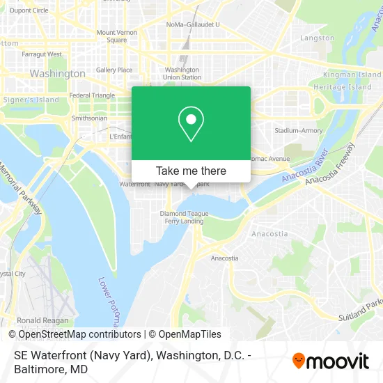 SE Waterfront (Navy Yard) map