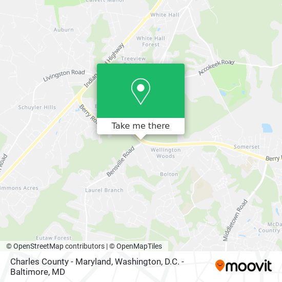 Charles County - Maryland map