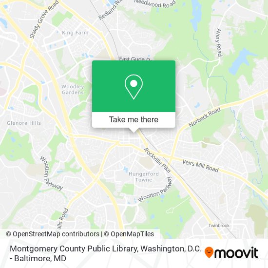 Montgomery County Public Library map