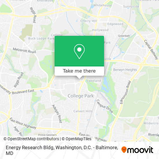Energy Research Bldg map