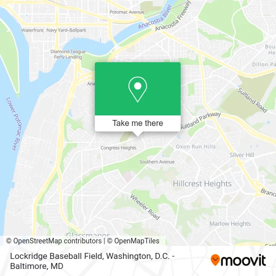 Lockridge Baseball Field map