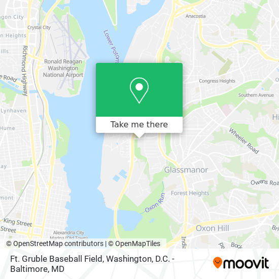 Ft. Gruble Baseball Field map