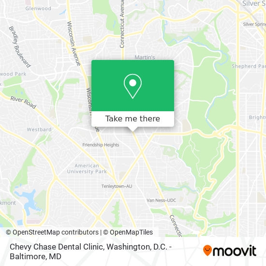 Mapa de Chevy Chase Dental Clinic