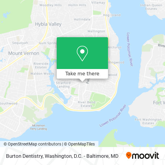 Burton Dentistry map