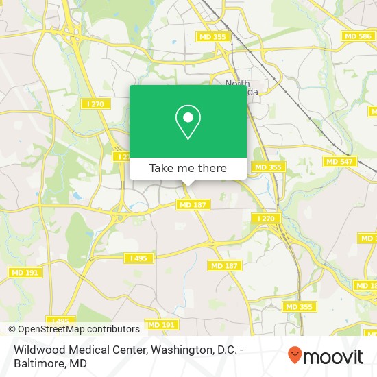 Mapa de Wildwood Medical Center