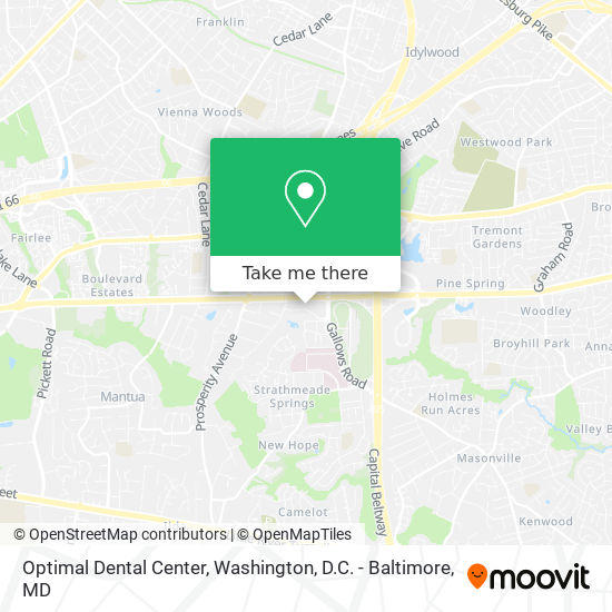 Mapa de Optimal Dental Center