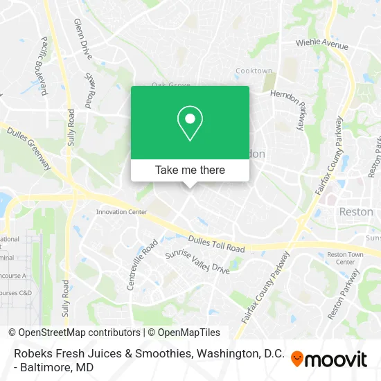 Mapa de Robeks Fresh Juices & Smoothies