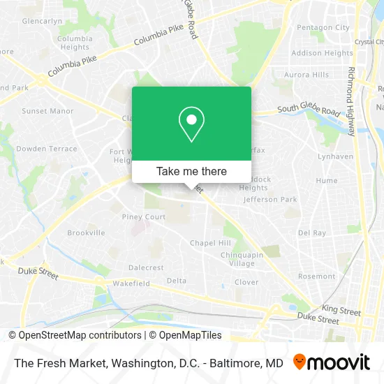 The Fresh Market map