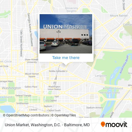 Union Market map