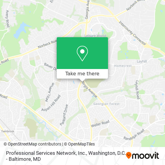 Professional Services Network, Inc. map