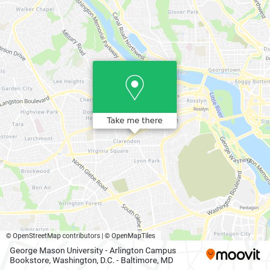 George Mason University - Arlington Campus Bookstore map