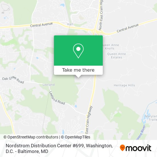 Mapa de Nordstrom Distribution Center #699