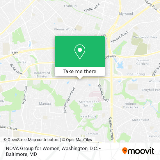 NOVA Group for Women map