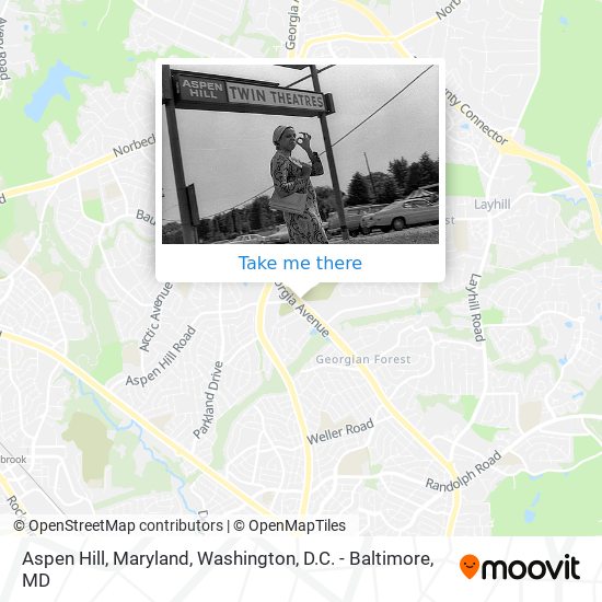 Aspen Hill, Maryland map