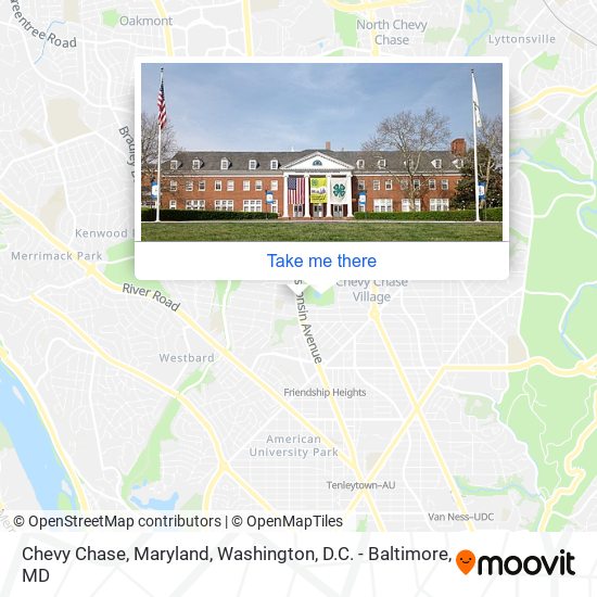 Chevy Chase, Maryland map