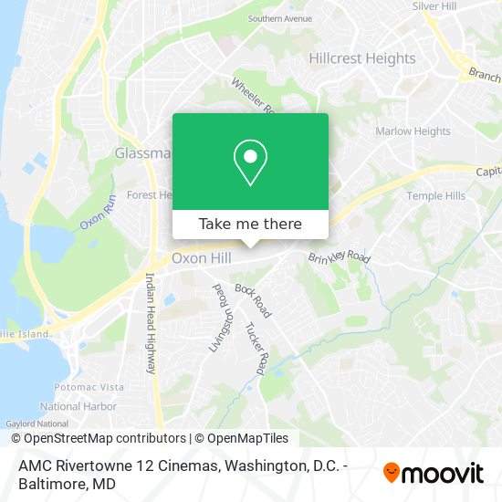 Mapa de AMC Rivertowne 12 Cinemas