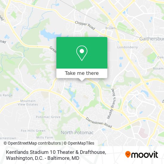 Kentlands Stadium 10 Theater & Drafthouse map