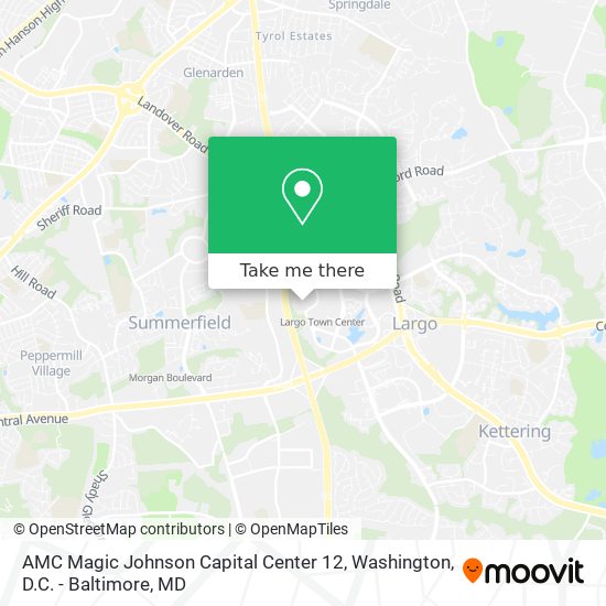 AMC Magic Johnson Capital Center 12 map