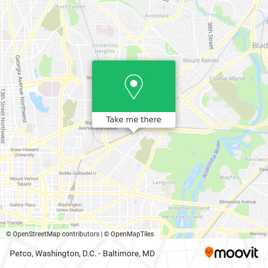 Petco map