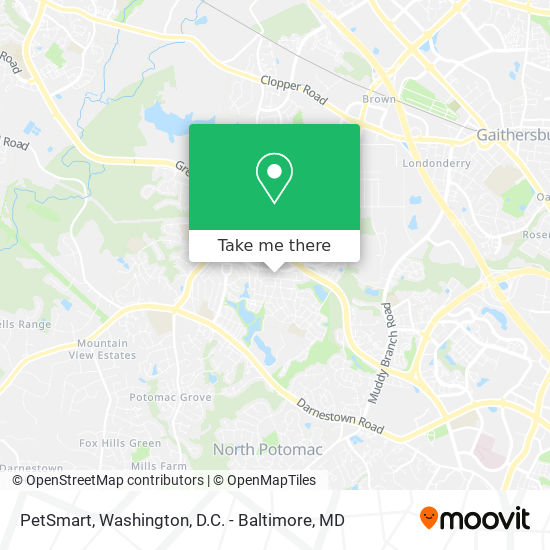 PetSmart map