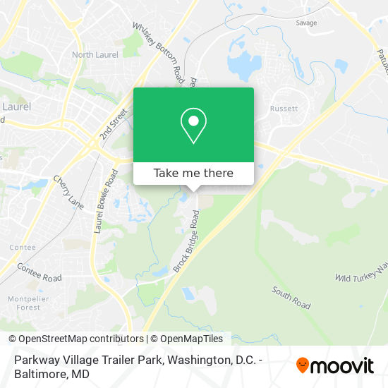 Mapa de Parkway Village Trailer Park