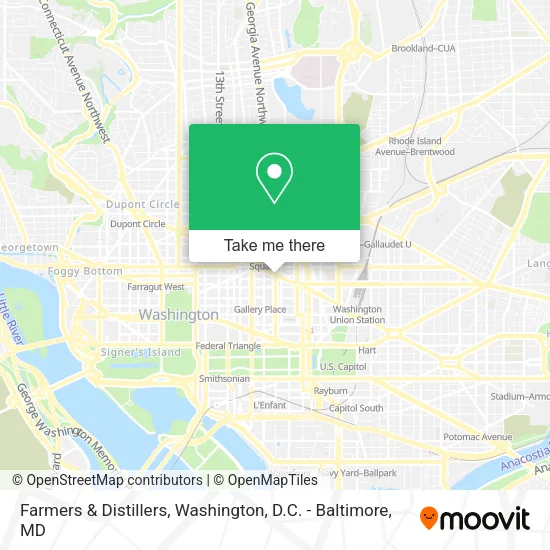Farmers & Distillers map