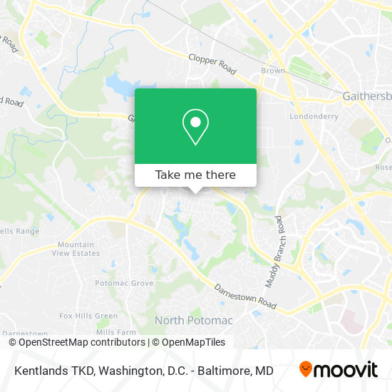 Kentlands TKD map