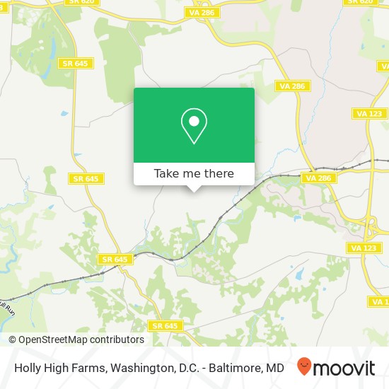Holly High Farms map