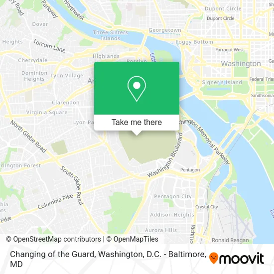 Changing of the Guard map