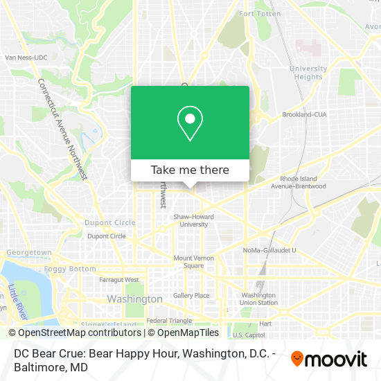 Mapa de DC Bear Crue: Bear Happy Hour