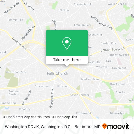 Washington DC JK map