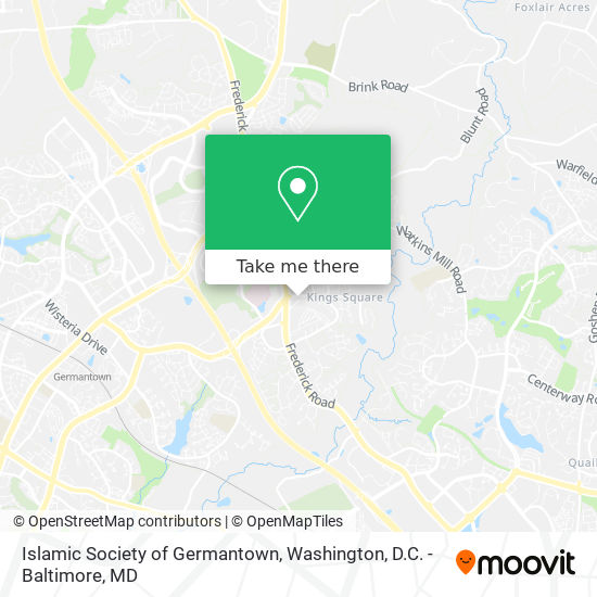 Islamic Society of Germantown map