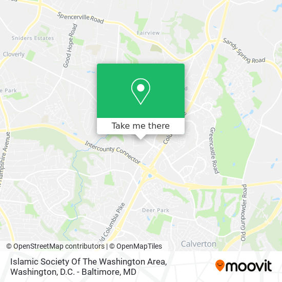 Mapa de Islamic Society Of The Washington Area