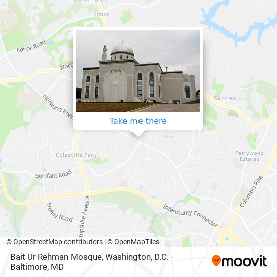 Mapa de Bait Ur Rehman Mosque