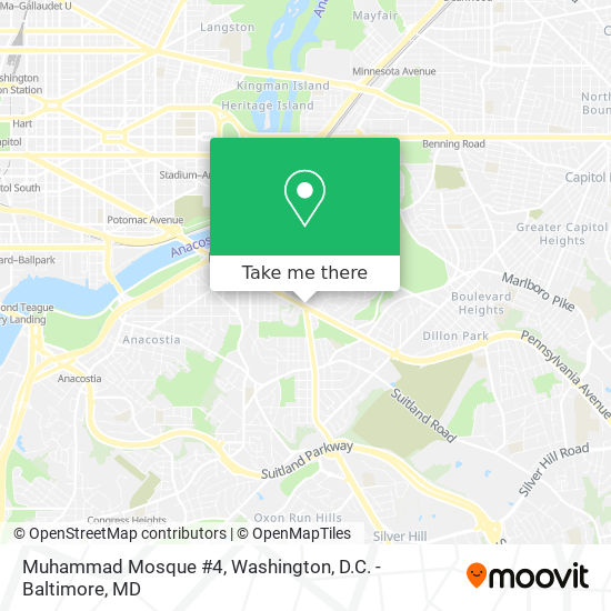 Muhammad Mosque #4 map