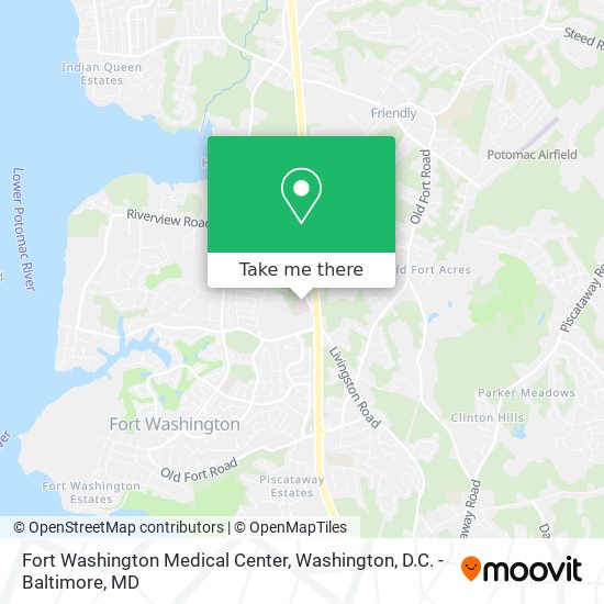 Fort Washington Medical Center map