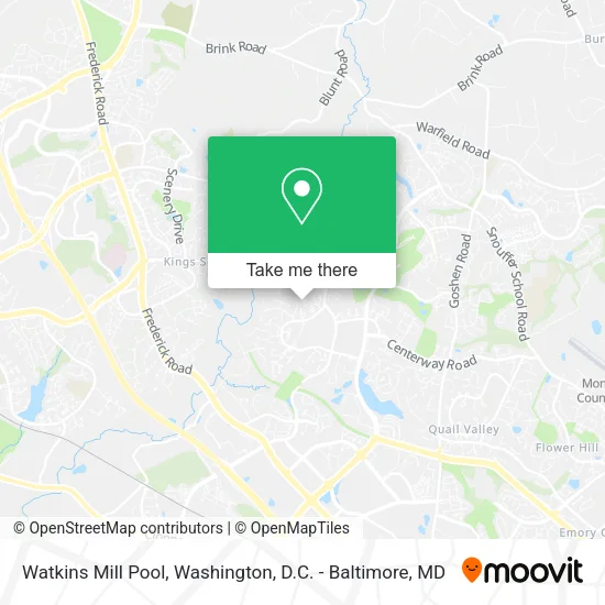 Mapa de Watkins Mill Pool