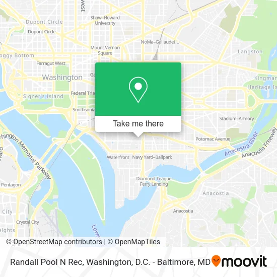 Mapa de Randall Pool N Rec