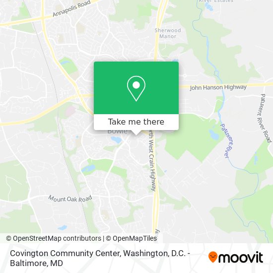 Covington Community Center map