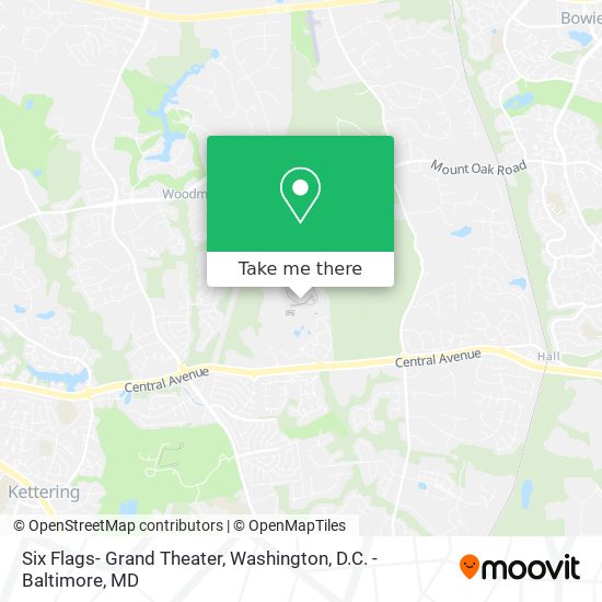 Six Flags- Grand Theater map