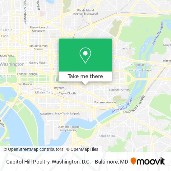 Mapa de Capitol Hill Poultry